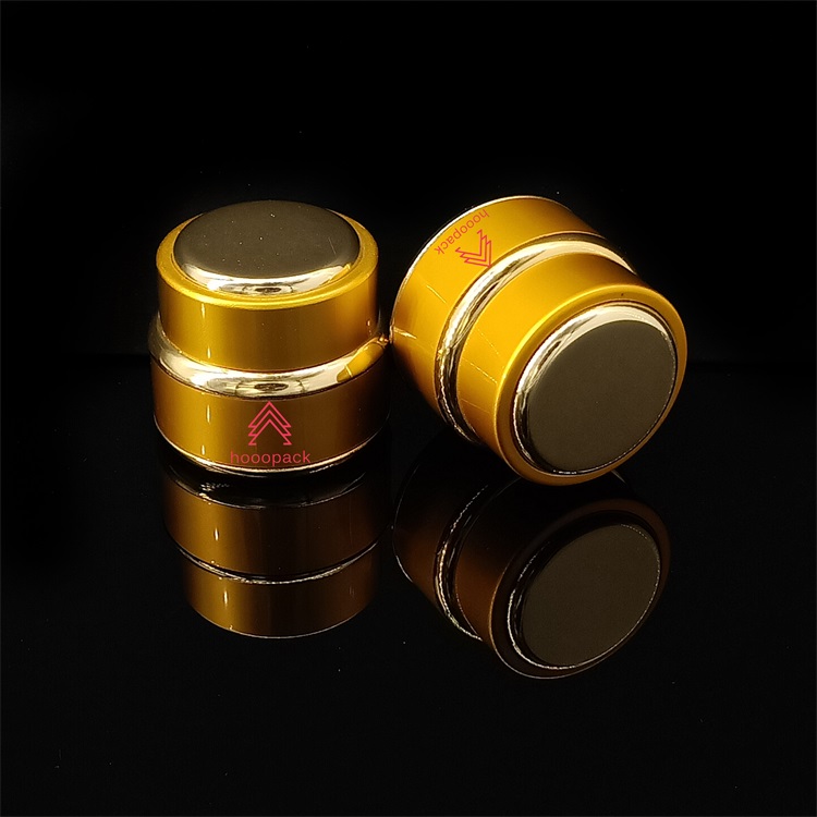 50ml New Design Manufacturer Direct Aluminum Empty Cosmetic Eye Cream Glass Jars