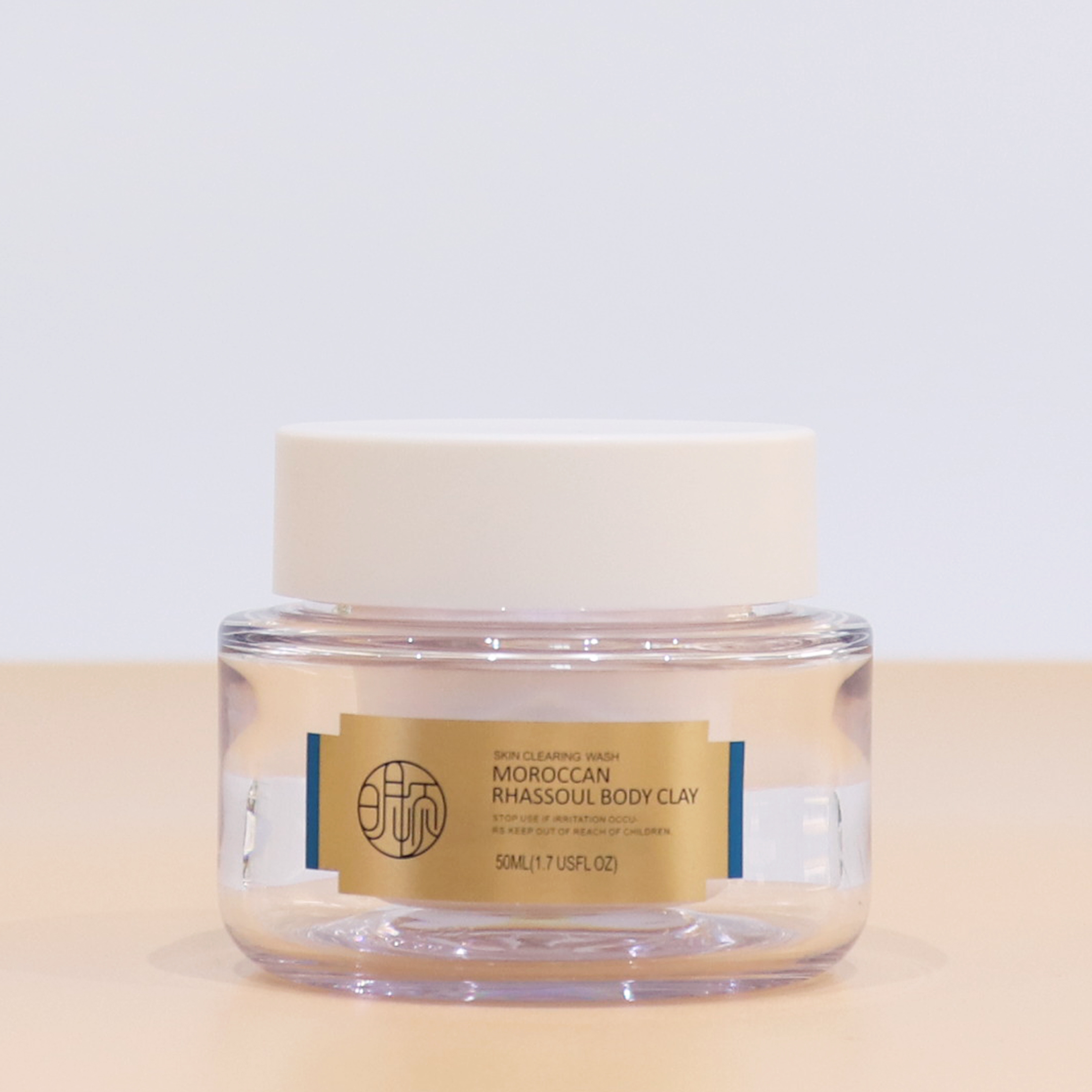 50ml PETG High Clear Plastic Jar Round Bottom Cream Jar Luxury Cosmetic Packaging With Lid Luxury Jar