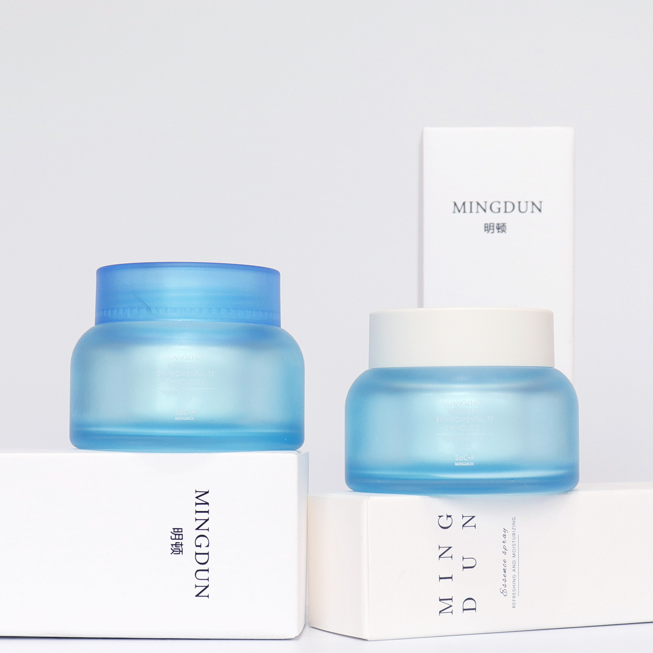 50ml PETG Skin Care Cream Jar Wholesale Plastic Heavy Luxury Jar With Lid Luxury Cosmetic Cream Packaging Bottle And Jar