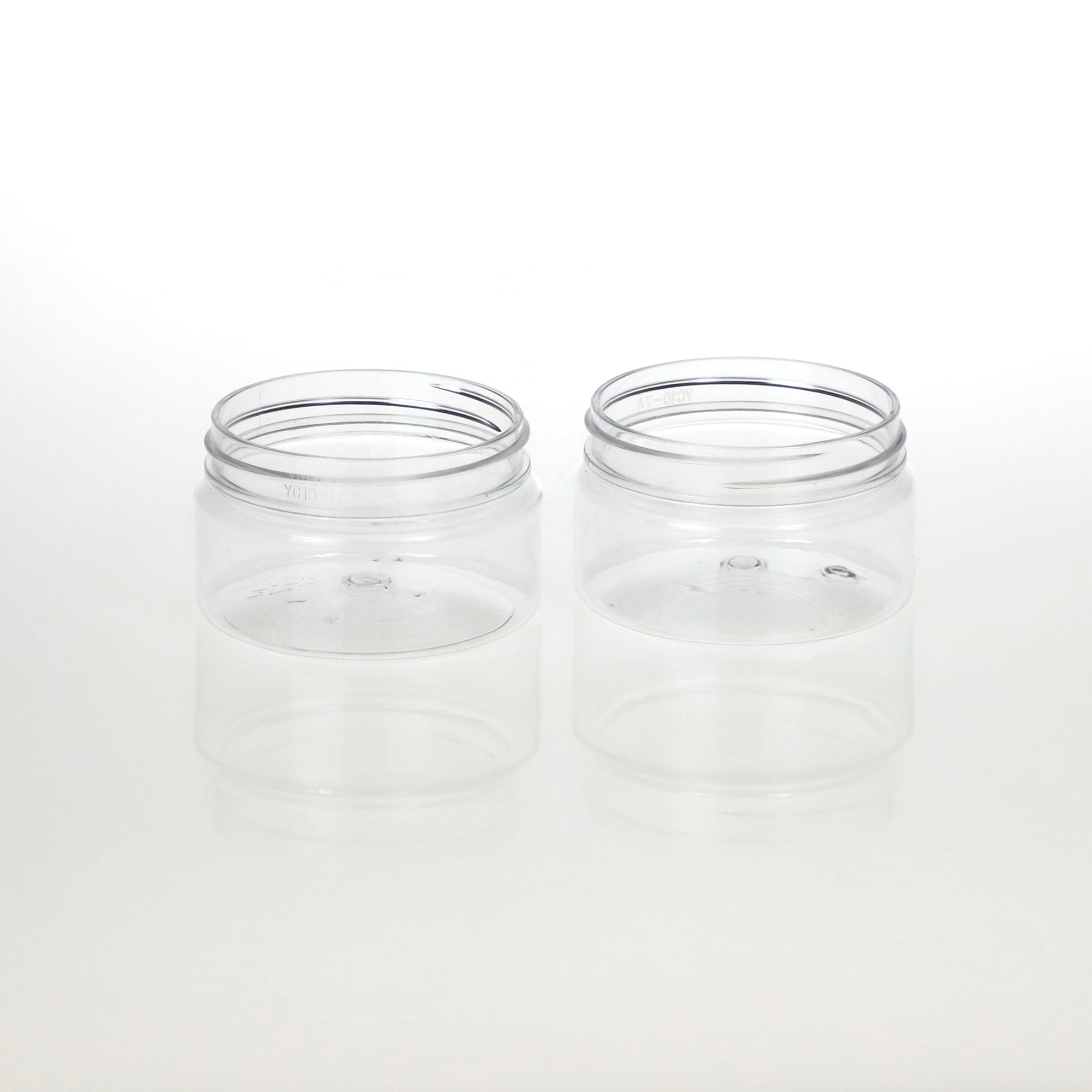 50ml Plastic Cosmetic Jar PET Clear Plastic Container