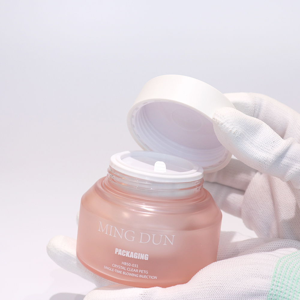 50ml Plastic Face Cream Jar Luxury Jar For Beauty Free Sample Container Plastic Cosmetic Bottle Set