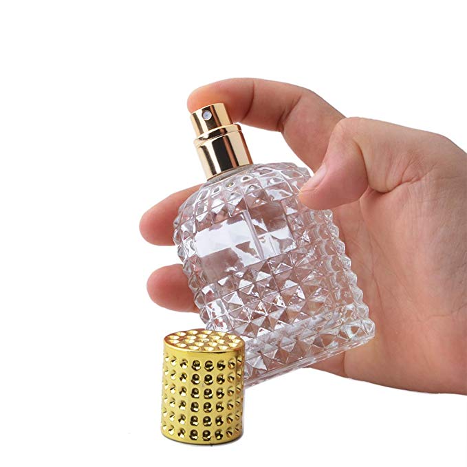 50ml Refillable Clear Glass Luxury Spray Perfume Bottle Empty Atomizer Bottle
