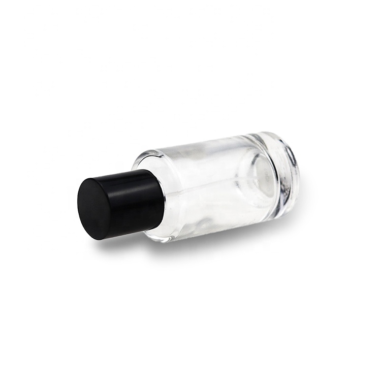 50ml Round CylinderTransparent Spray Glass Perfume Bottle