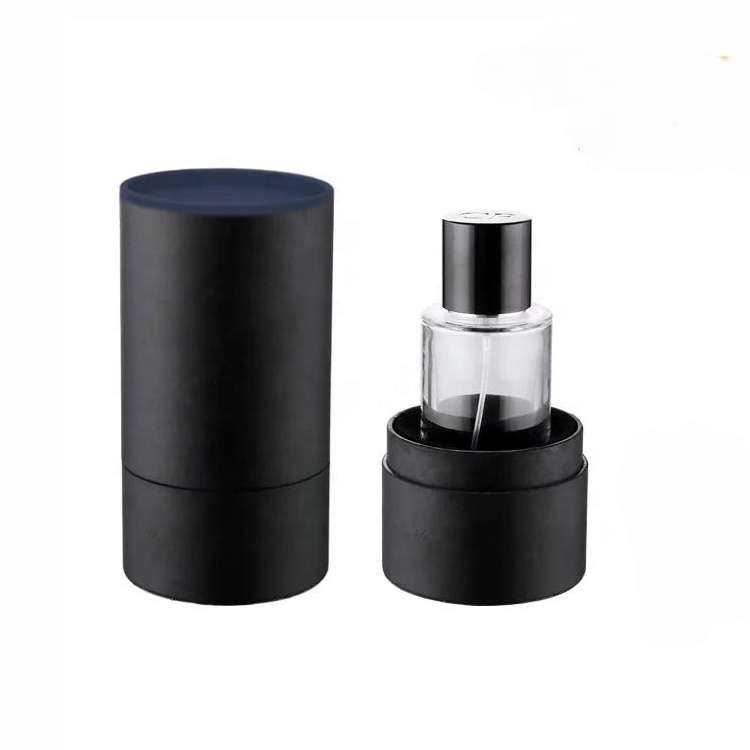 50ml Round CylinderTransparent Spray Glass Perfume Bottle