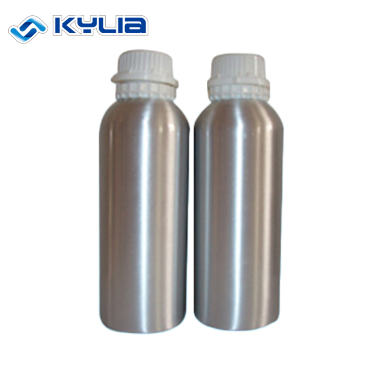 50ml Round Silver Golden Color Aluminum Essential Oil Bottle With White Screw Cap