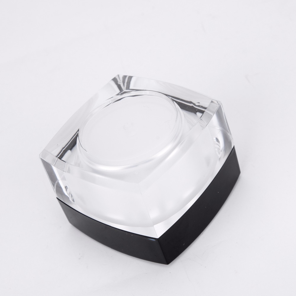 50ml Square Black Cosmetic Cream Jar