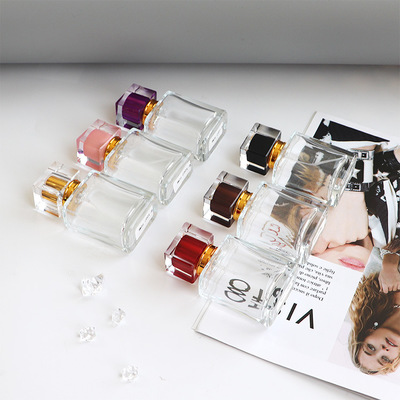 50ml Transparent Square Spray Glass Perfume Bottle Cosmetic Lotion Bottle Perfume Bottles Pretty