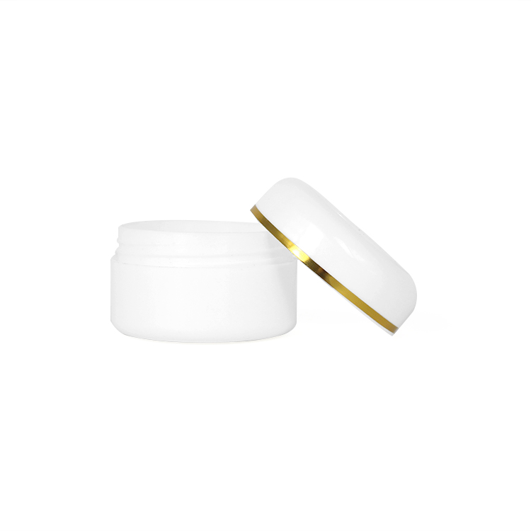 50ml White PP Plastic Jar For Cosmetic Cream