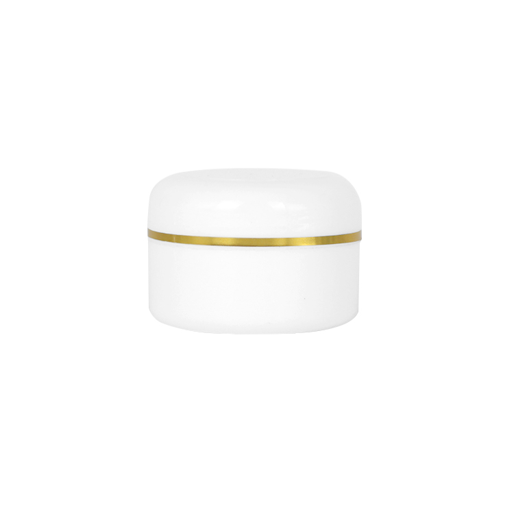 50ml White PP Plastic Jar For Cosmetic Cream