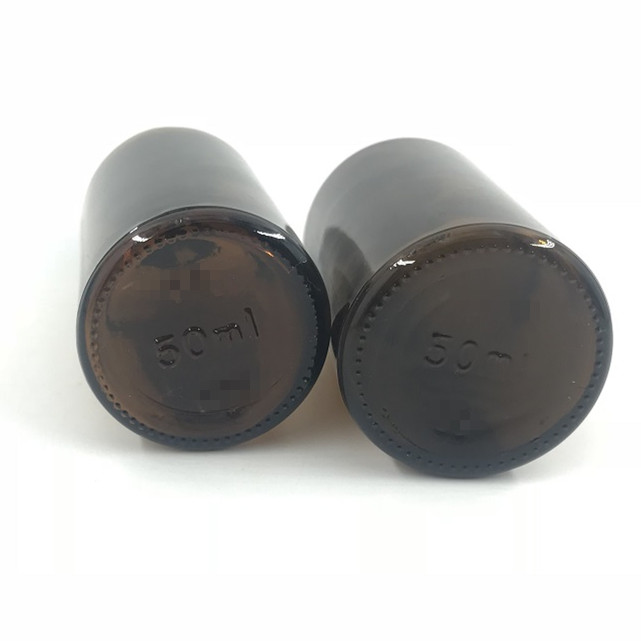 50ml amber essential oil glass bottle with tamper proof cap