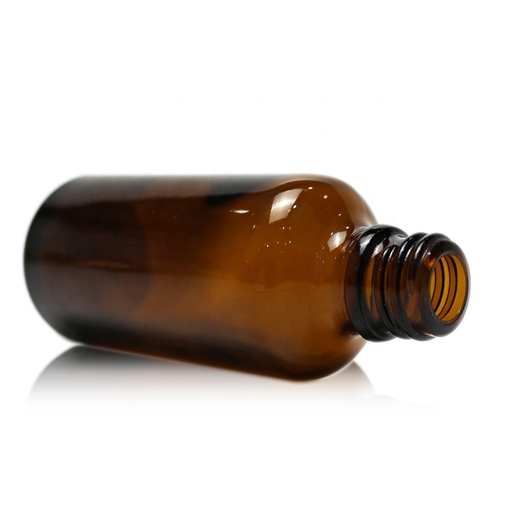 50ml amber glass bottle with black plastic screw cap glass bottles skin care packaging cosmetics containers and packaging