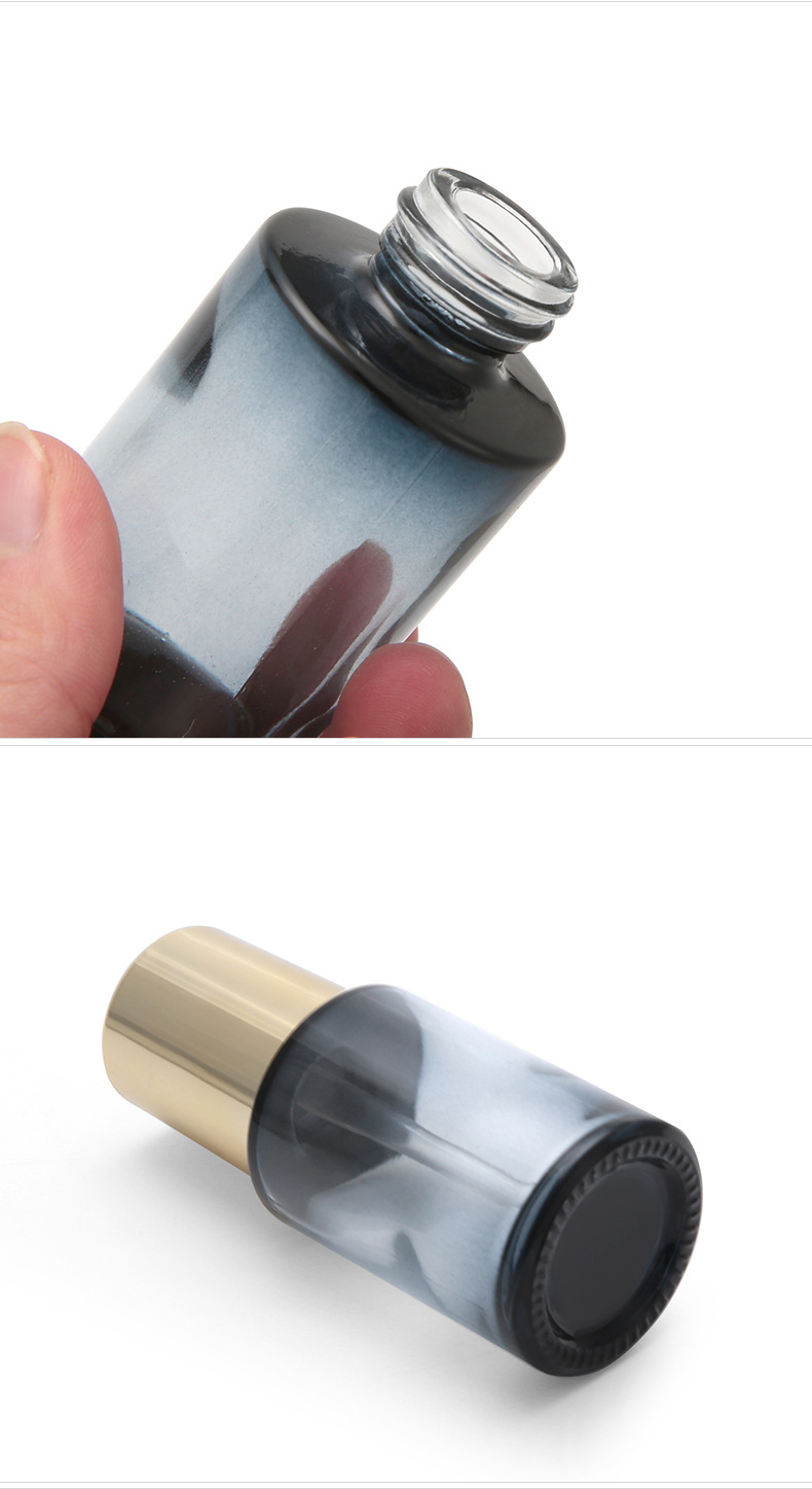 50ml best Perfume Essential Oil cosmetic Spray Matte Black Glass Bottle