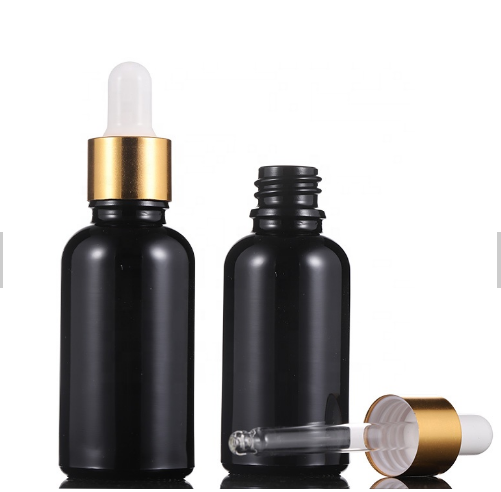 50ml black bottle with child-proof essential oil dropper