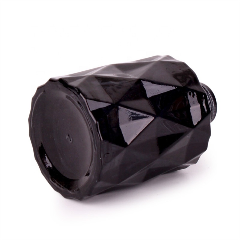 50ml black color glass diffuser bottle empty reed diffuser perfume glass bottle
