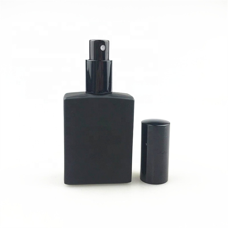 50ml black glass spray perfume bottle perfume empty glass spray bottle