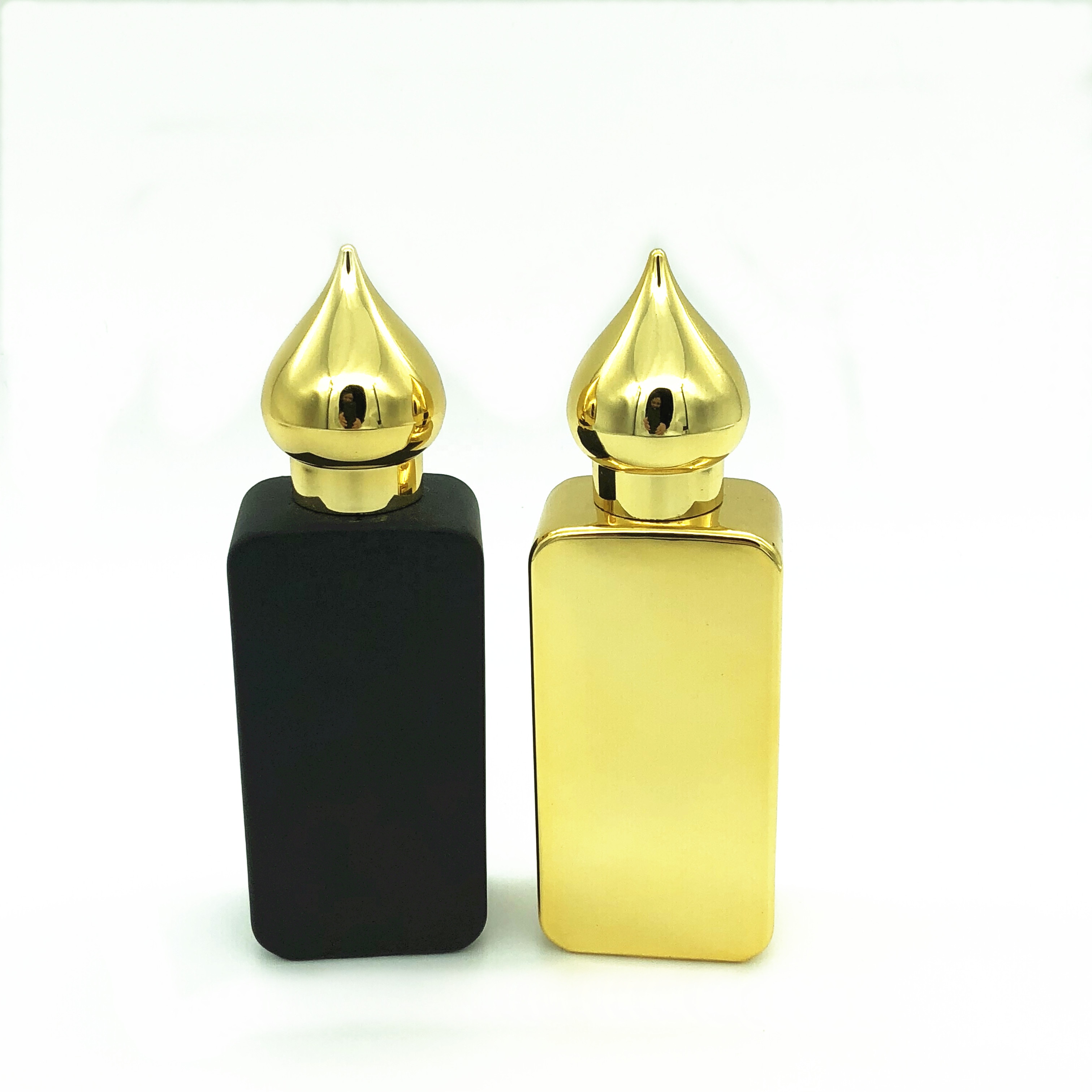 50ml black gold hot empty manufacture empty wholesale perfume bottles