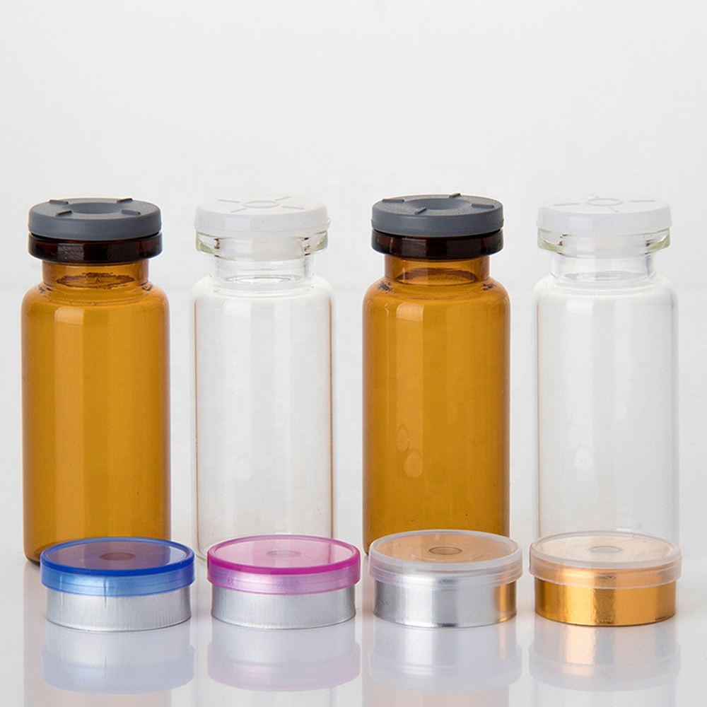 50ml brown medical syrup glass bottle with 28mm aluminum caps