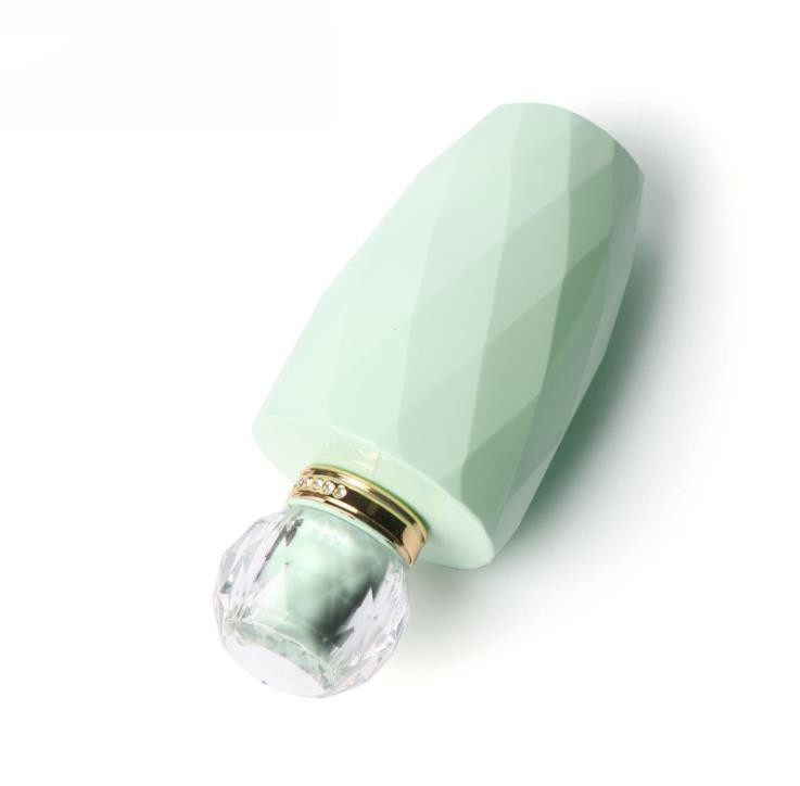 50ml clear glass perfume bottle jar cosmetic spray bottle with gold aluminum lid