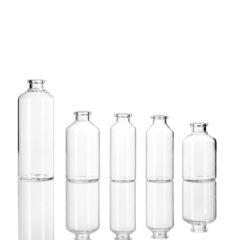 50ml clear glass vial injection bottle medical use
