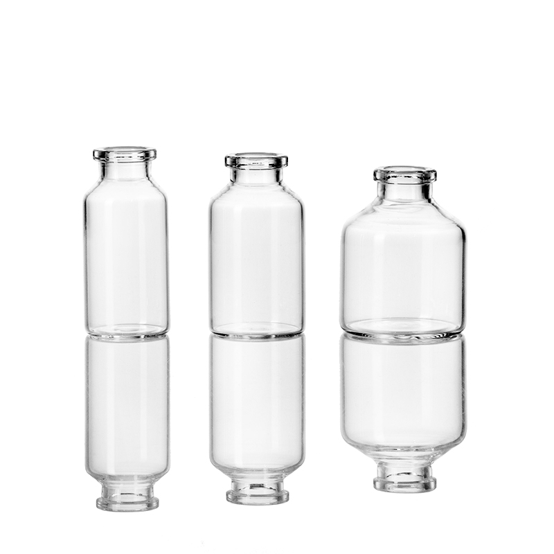 50ml clear glass vial injection bottle medical use
