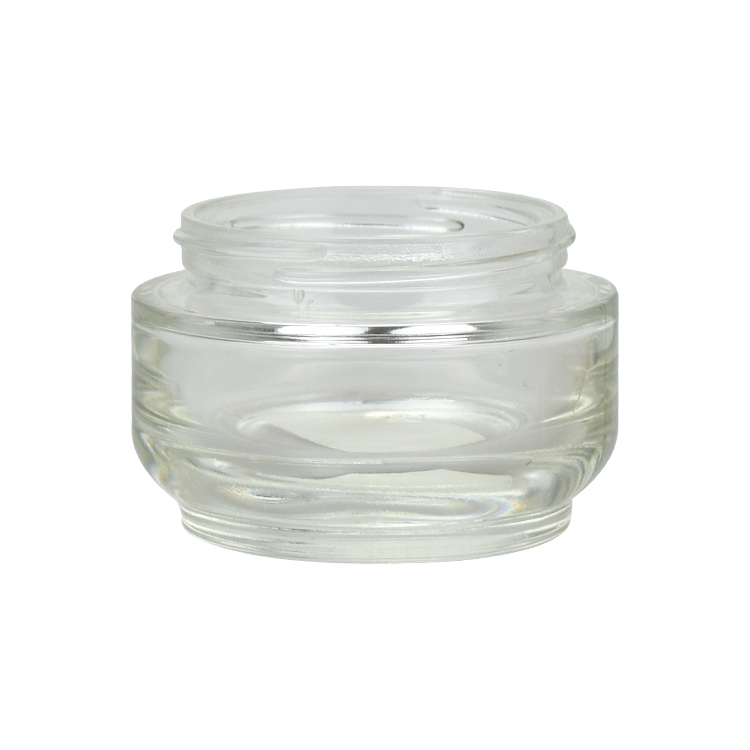 50ml cosmetic cream jar night cream cosmetic jar 50ml clear glass cosmetic jar