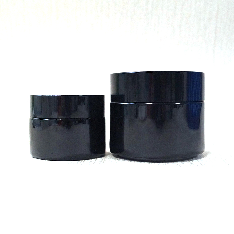 50ml cosmetic glass containers body butter cream jars for packaging
