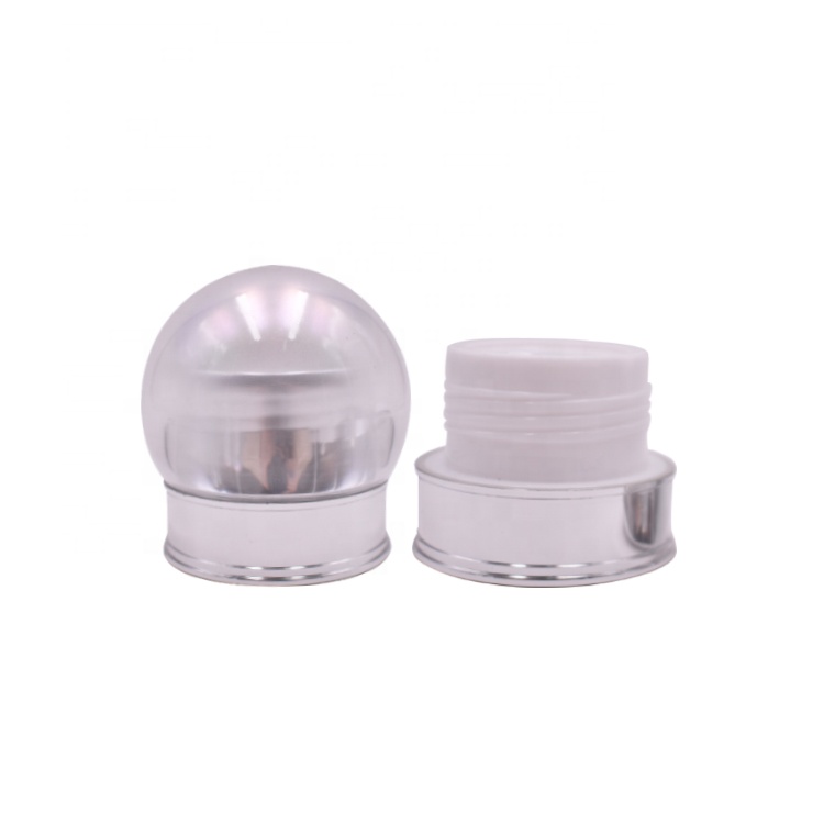 50ml cosmetic jar acrylic round jar high end luxury bulb shape acrylic jar