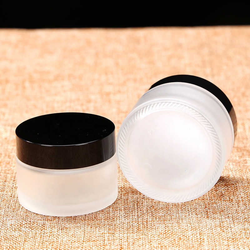 50ml custom luxury cosmetic glass jar