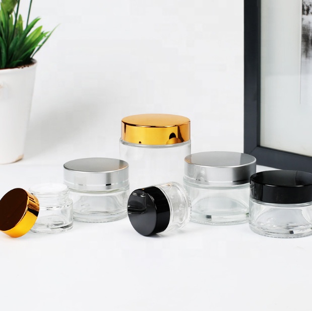 50ml custom luxury cosmetic glass jar