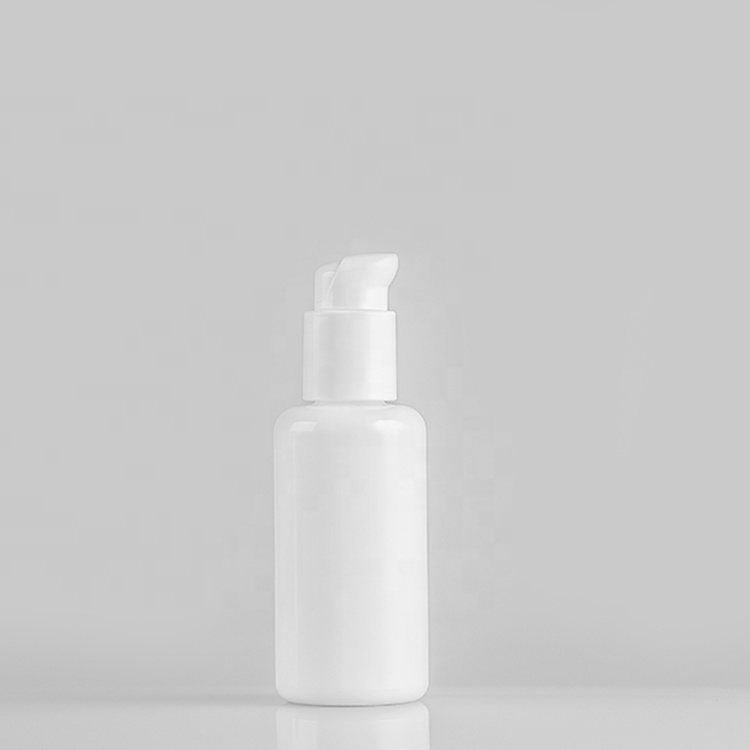 50ml custom opal empty glass cream jar with lid