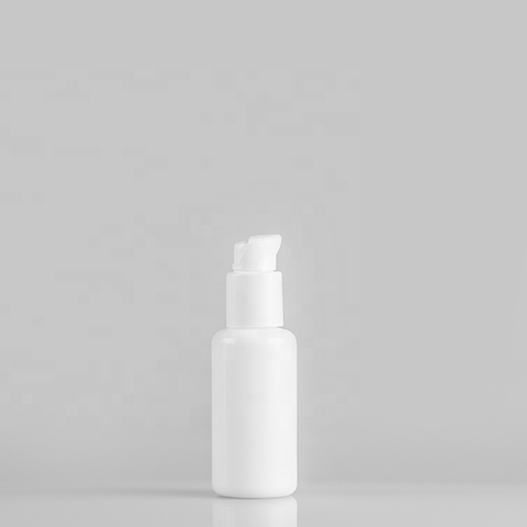 50ml custom opal empty glass cream jar with lid