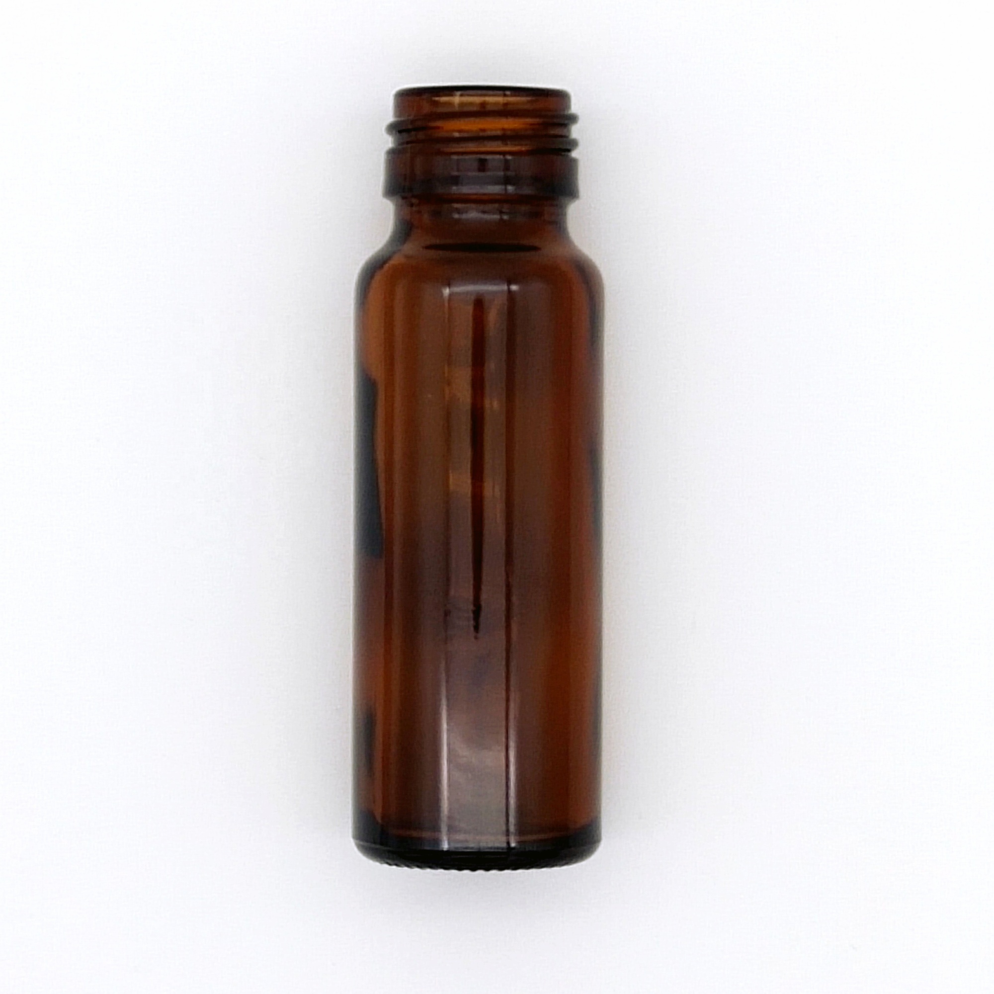 50ml empty amber glass syrup bottle