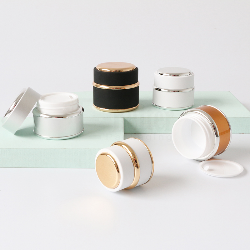 50ml empty body cream packaging plastic cosmetic jar