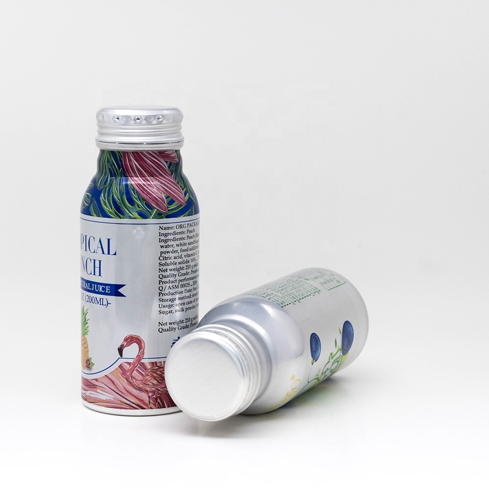 50ml empty energy shot packing bottle