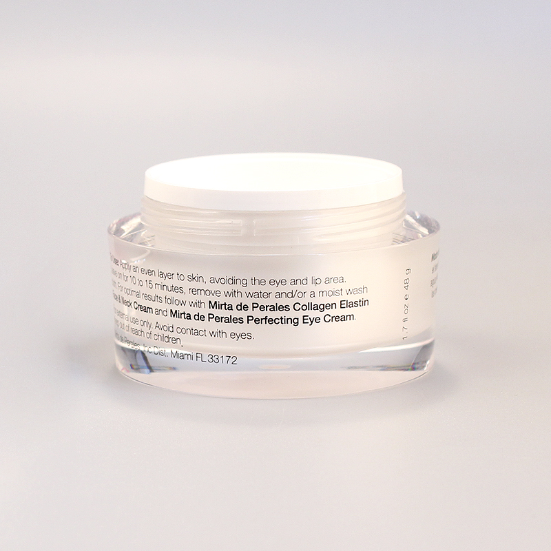 50ml free sample custom new plastic cosmetic jars and lids