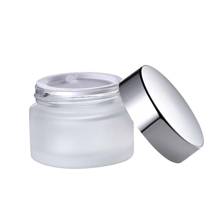 50ml frosted glass jar frosted glass jar colored glass jar