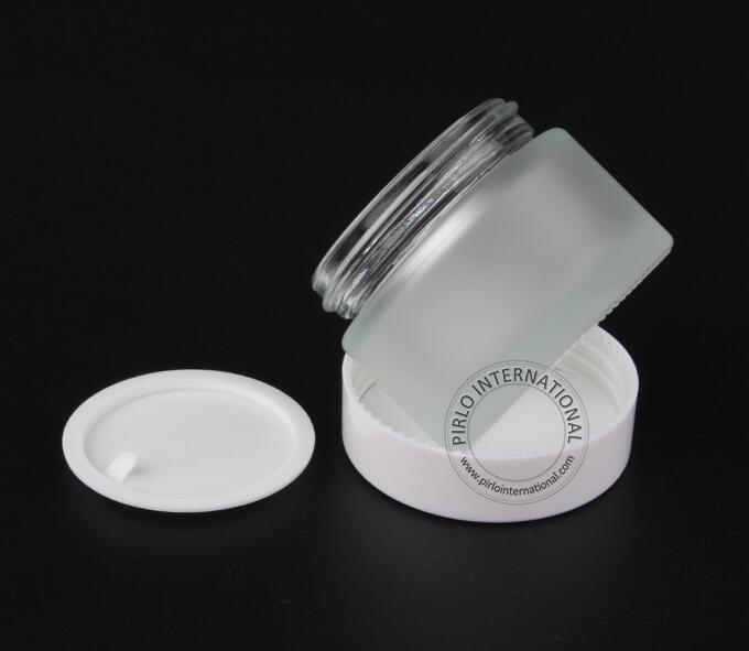 50ml frosted glass jar frosted glass jar colored glass jar