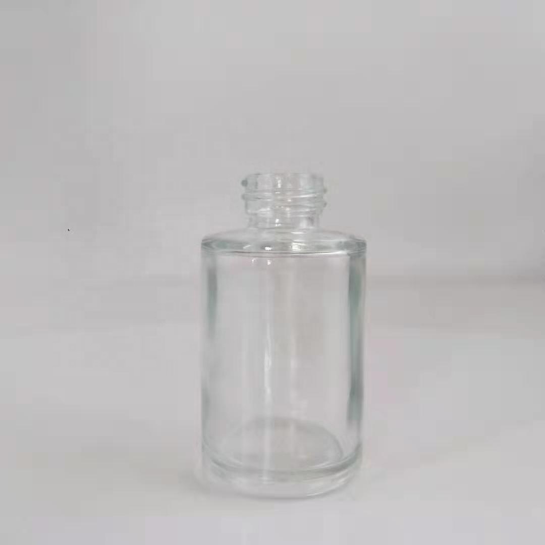 50ml frosted matte white glass dropper bottle made in china