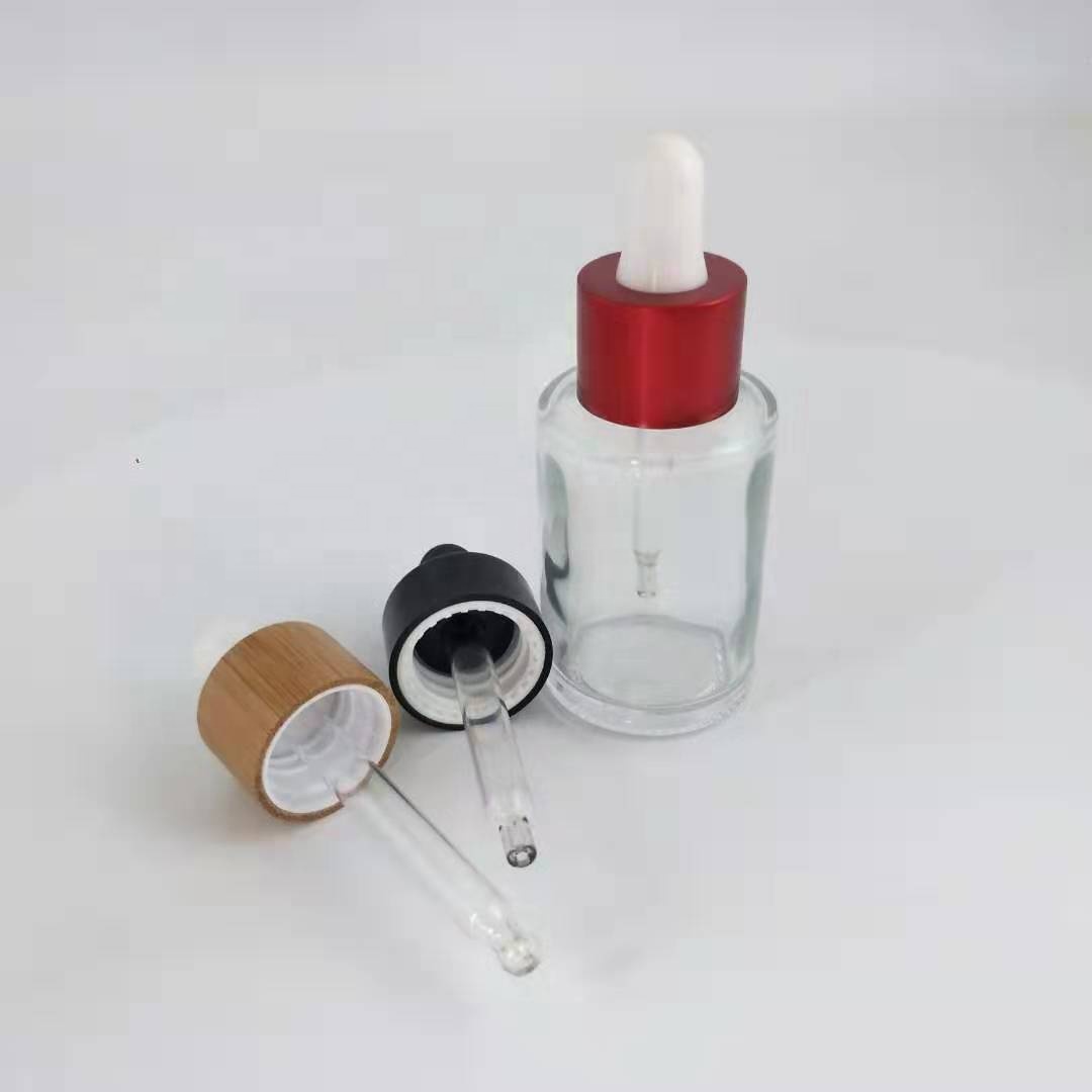 50ml frosted matte white glass dropper bottle made in china