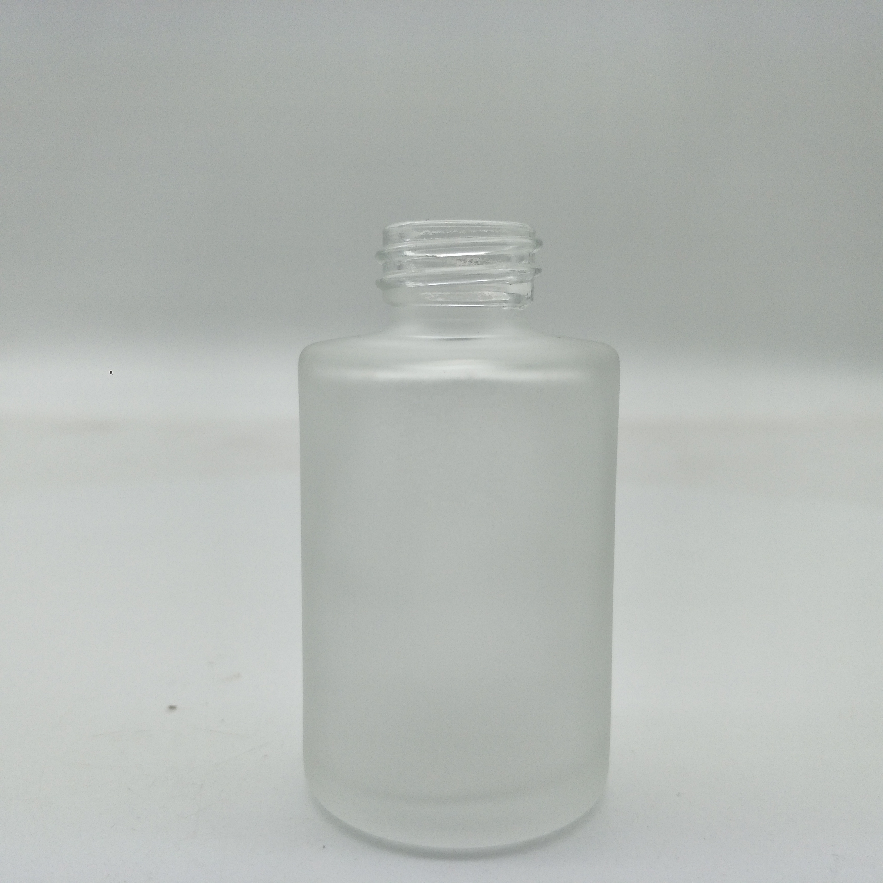 50ml frosted matte white glass dropper bottle made in china