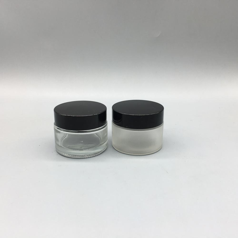 50ml glass cosmetic bottle jar