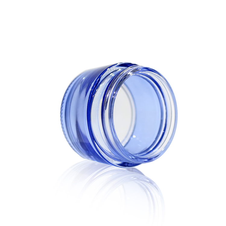 50ml glass cosmetic cream packaging jar customized cosmetic glass bottle glass jars and bottle jars