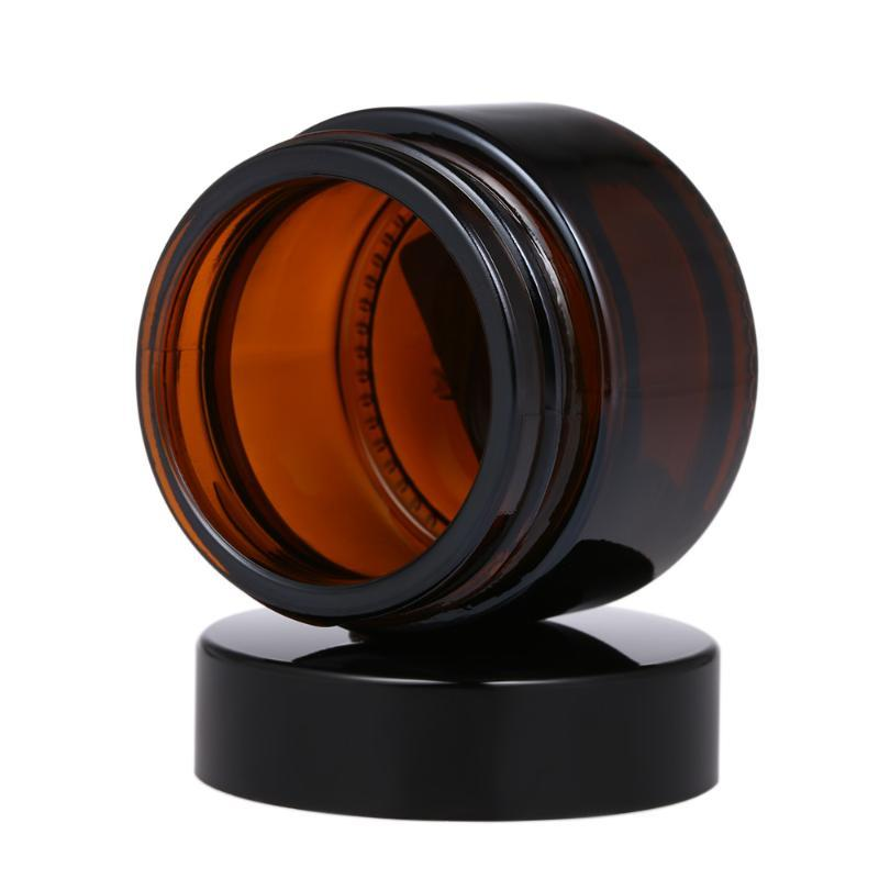 50ml glass cream jar 15ml PP plastic cream jar