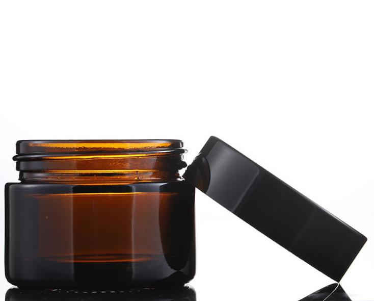 50ml glass cream jar 15ml PP plastic cream jar
