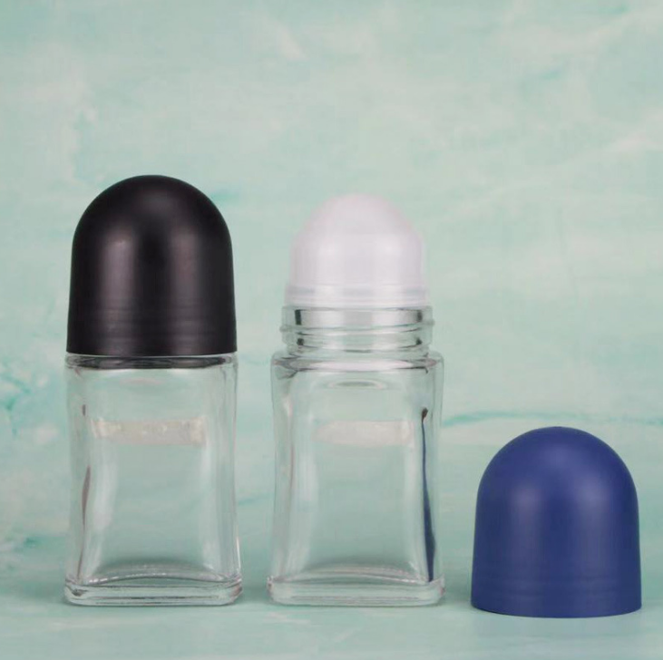 50ml glass roll on bottles essential oil roller bottle deodorant roll on anti-perspirant roll on bottle