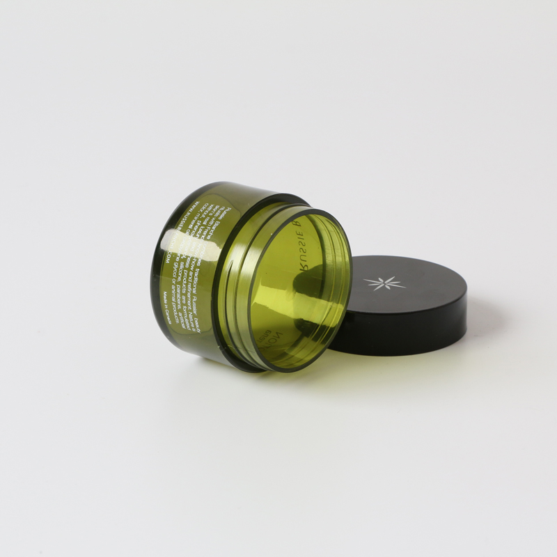 50ml high quality clear pet food packaging jar with screw cap