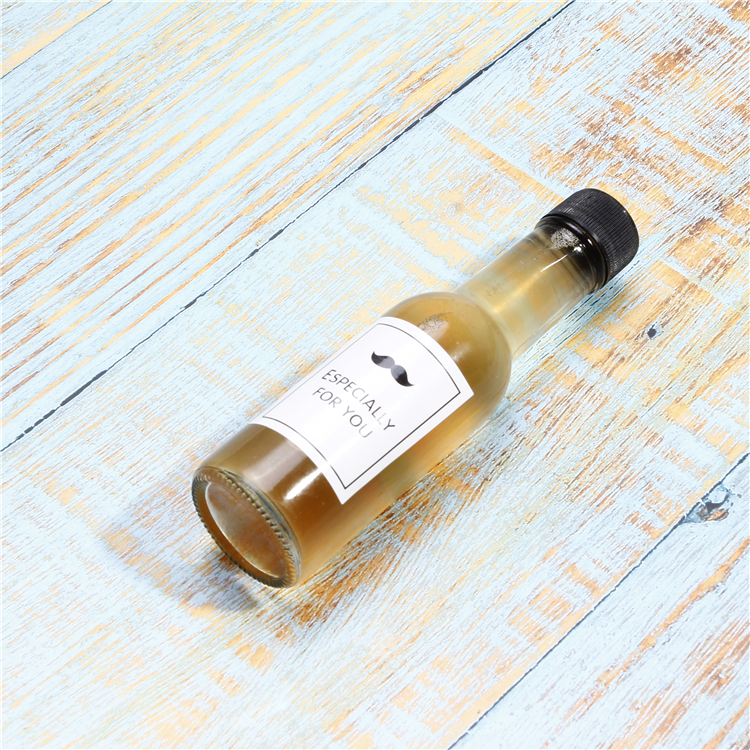 50ml long neck big mouth glass bottle for beer/juice/wine