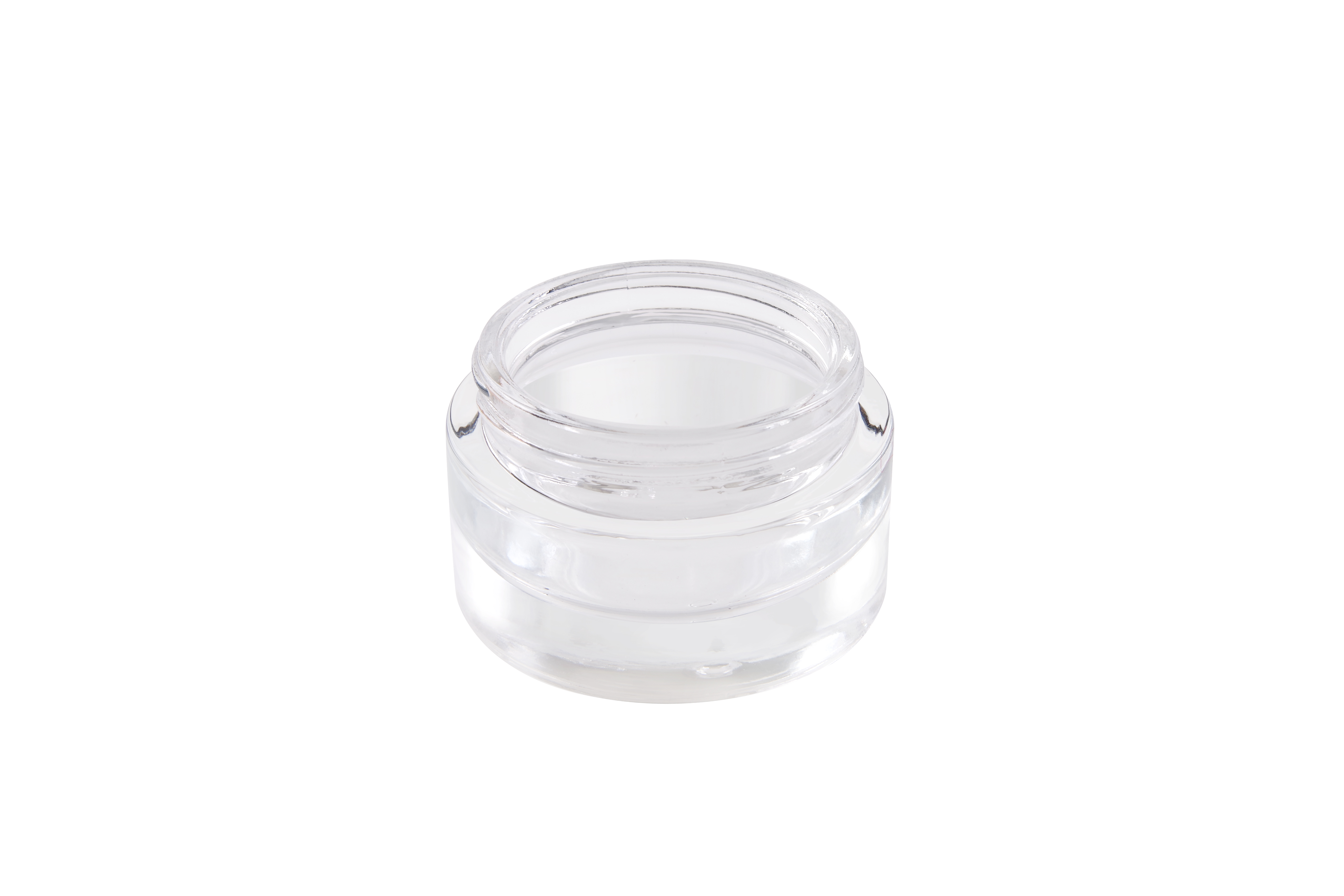 50ml luxury Cosmetic Eye Cream Glass Jar with Plastic Cap