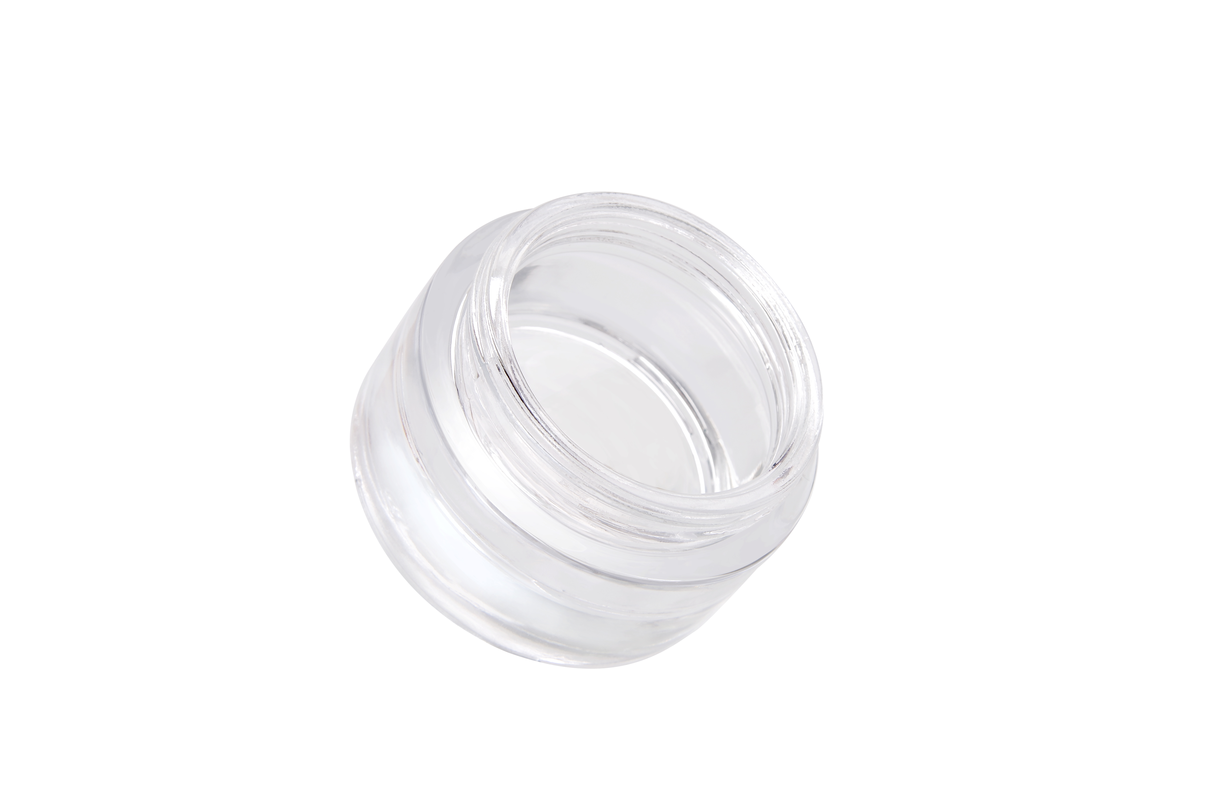 50ml luxury Cosmetic Eye Cream Glass Jar with Plastic Cap