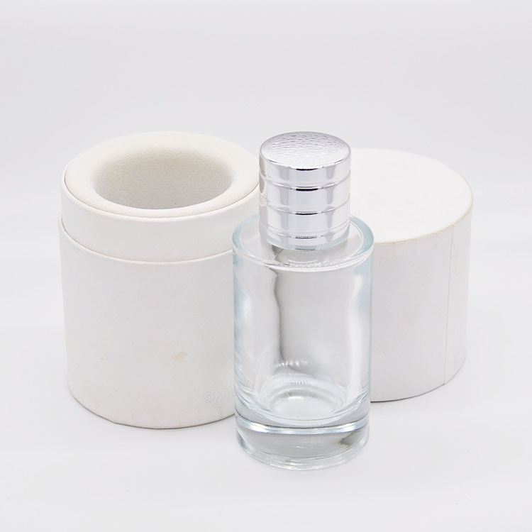 50ml luxury glass perfume bottle with magnetic cap and outer packaging to send friends preferred